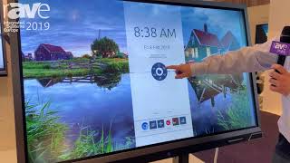 ISE 2019 Prowise Shows Off 75Inch Touchscreen Solution [upl. by Hally]