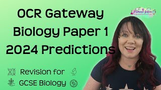 OCR Gateway  GCSE  Biology Paper 1  2024 predictions [upl. by Inacana]