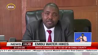 Water charges set to go up in Embu county following public participation on hikes [upl. by Maegan193]