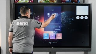 Corporate Interactive Flat Panel RP Series  Howto  BenQ Support [upl. by Ecnerwal]