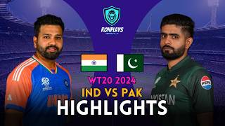 India vs Pakistan T20 World Cup 2024 Highlights  RonPlays [upl. by Ris]