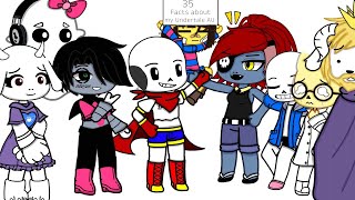 35 facts about my Undertale AU Gcmm [upl. by Dammahum388]