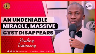 AN UNDENIABLE MIRACLE MASSIVE CYST DISAPPEARS  HEALING TESTIMONY [upl. by Biel]