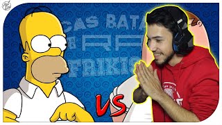 REACCIÓN  Homer Simpson vs Peter Griffin Épicas Batallas de Rap del Frikismo  Keyblade ft Zarcort [upl. by Durer]