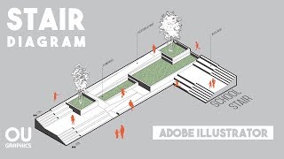 Axonometric Diagram in Adobe Illustrator [upl. by Pascal]