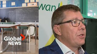 Saskatchewan premier defends plan to use notwithstanding clause to pass school gender pronoun policy [upl. by Knuth]