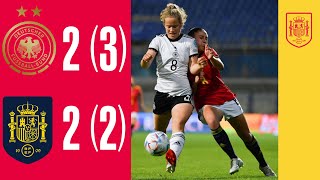 RESUMEN  Así fue la final entre España y Alemania en el Europeo Sub17 Femenino  🔴 SEFUTBOL [upl. by Silloh813]