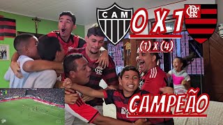 REACT ATLETICO MG 0 1 X 3 1 FLAMENGO  2º JOGO DA FINAL DA COPA DO BRASIL  CAMPEÃO [upl. by Ulberto]