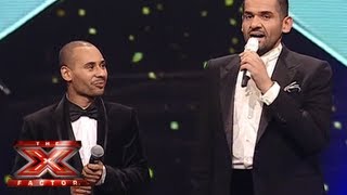 محمد الريفي وحسين الجسمي  آكديللي  العروض المباشرة  الاسبوع الاخير  The X Factor 2013 [upl. by Kir595]