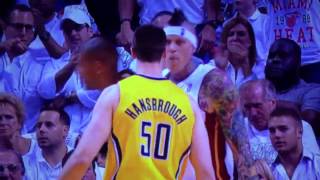 Tyler Hansbrough Backs Down From Chris Birdman Andersen [upl. by Johanan]