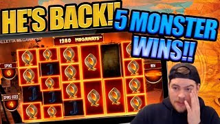 Online Slots  5 MASSIVE WINS Scottys Back In a BIG Way  Fruity Slots [upl. by Mclyman]