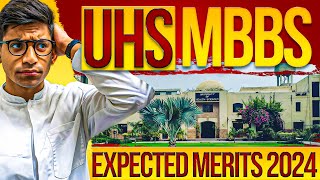 UHS MBBS Expected Merits 2024  Complete Analysis [upl. by Bertolde]