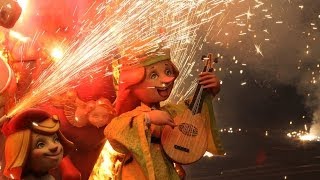 Les Fallas de Valencia Espagne français [upl. by Noli]