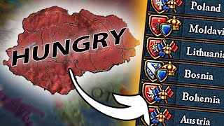 Hungary Just Got INSANELY FUN In EU4 [upl. by Olumor96]