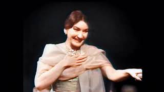 Happy birthday💖💓💕💝❤️ Una voce poco fa Maria Callas in COLOR Hamburg 1959 [upl. by Nialb]