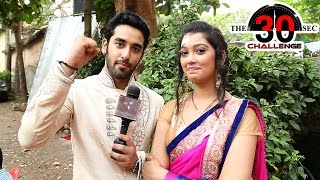 Vishal Vashishth and Digangana Suryavanshi  30Sec Challenge [upl. by Asilec]