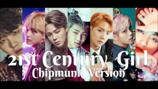 BTS  21st Century Girl Chipmunk Version [upl. by Iztim]