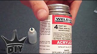 HOW TO glue acrylic welding [upl. by Ligetti]