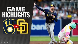 Brewers vs Padres Game Highlights 62124  MLB Highlights [upl. by Lleraj]