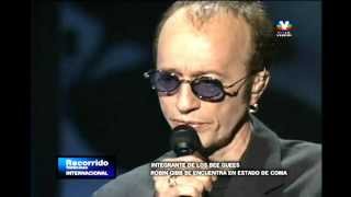 BEE GEES  Robin Gibb en Coma y muere el 19 de Mayo 2012 [upl. by Oht437]