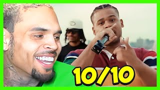 Chris Brown rates Fanum AMP Cypher [upl. by Beedon]