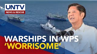 PBBM says presence of Chinese warships in West Philippine Sea ‘worrisome’ [upl. by Ingaborg]