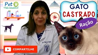 Gato Castrado Alimentação Ração para Gato Adulto Sênior e Filhote Pet Vida Saudável [upl. by Lednahs744]