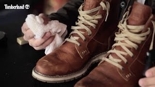 How to Clean Leather Boots Timberland Style [upl. by Lund]