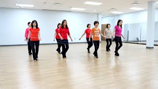 Straight Line  Line Dance Dance amp Teach in English amp 中文 [upl. by Zaob870]