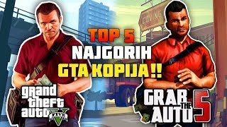 TOP 5 Najgorih GTA Kopija [upl. by Raasch]