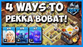 4 WAYS to DESTROY with Pekka BoBat Town Hall 11 Attack Strategy  CLASH OF CLANS  TH11 [upl. by Anidene74]