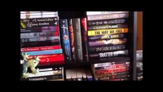 Updated Bookshelf Tour February 2012 [upl. by Aidni]