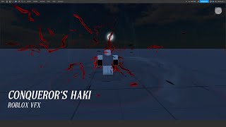 conquerors haki  Roblox VFX [upl. by Salhcin]