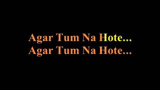 HUME AUR JEENE KI KARAOKE KISHORE KUMAR LATA MANGESHKARLIVE VERSION ALOK KATDARE [upl. by Inotna939]