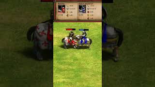 Paladin vs Elite Cataphract AoE2 Shorts [upl. by Yelsnit]