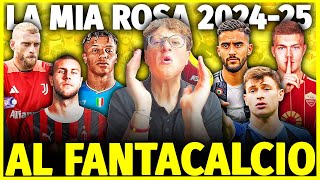 🤢 LA MIA ROSA AL FANTACALCIO DEGLI YOUTUBERS 202425  SICKWOLF FDY [upl. by Lazes399]