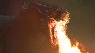 Game of Thrones 8x03 Daenerys saves Jon and Wights attack Drogon Scene [upl. by Acinoed2]