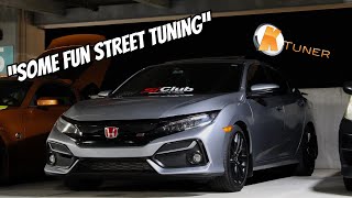 Some Fun Street Tuning My first 10th Gen Si on Ktuner V2 [upl. by Hamo96]