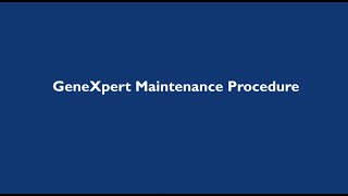 GeneXpert Machine Maintenance Burmese [upl. by Chemosh]