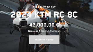 KTM RC 8C 100 unidades 42000 € [upl. by Covell130]