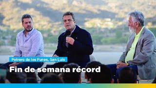 16102023  FINDE RÉCORD EN POTRERO DE LOS FUNES  ▶️ DISCURSO [upl. by Anomor976]