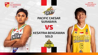 LIVE PACIFIC CAESAR SURABAYA VS KESATRIA BENGAWAN SOLO  IBL OASIS ALL INDONESIAN [upl. by Lorelie]