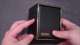 Unboxing Seiko SNDC47P1 Chronograph Mens Watch [upl. by Oicul]