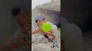 Viyom ne chot mar de 🥲😅comedy funny youtubeshorts shorts shortfeed trending balloon [upl. by Lonier]