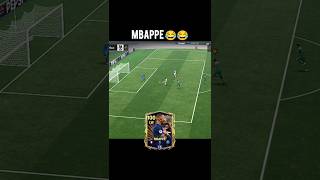 Mbappe misses open goal 😂😂 fifa fifamobile football fifa23 eafc24 soccer mobilegame shorts [upl. by Suhcnip]