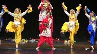 Punjabi Folk Dance Academy  Bhangra Idols 2015 [upl. by Hsiekal]