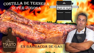 Costilla de ternera extra jugosa y super fácil en barbacoa de gas [upl. by Haggai167]