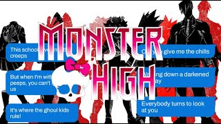 Monster High Fright Song  MHA lyric prank Mina Shoji Hagakure Tokoyami amp Koda [upl. by Oicaro]