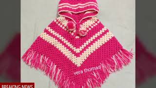 PONCHOS DE CROCHE PARA BEBE E INFANTIL e adulto [upl. by Grier195]