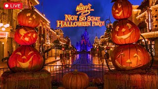 🔴LIVE🔴Mickeys Not So Scary Halloween Party Boo To You Parade  Disney World Livestream 4K [upl. by Eillim]